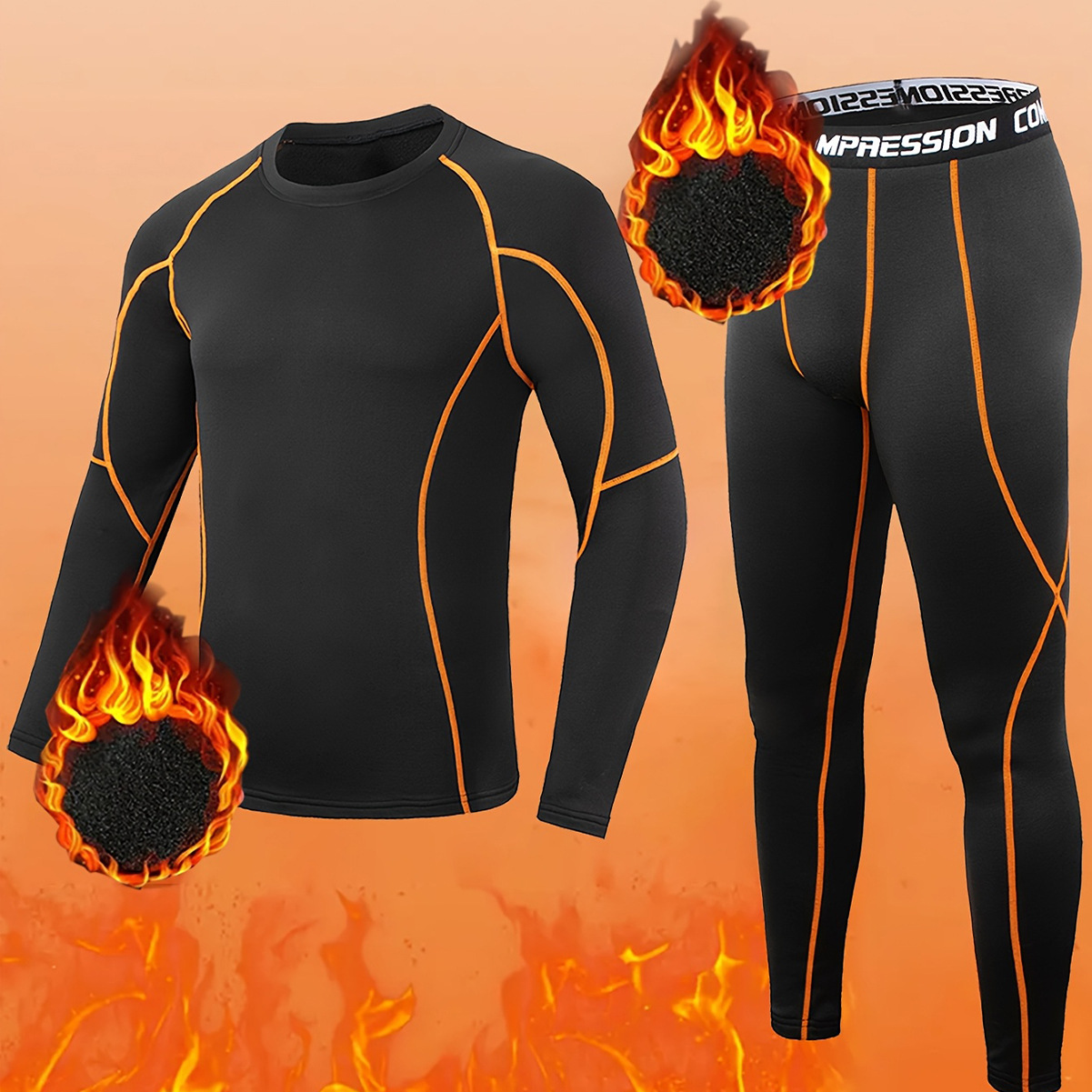 Winter Mens Fleece Athletic 2  - огляд і ціна Compression Long Pant