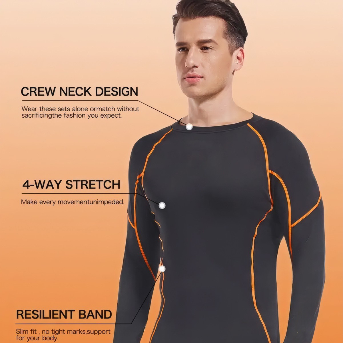 Winter Mens Fleece Athletic 2  - огляд і ціна Compression Long Pant